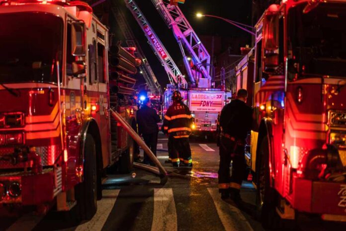 Bronx,,New,York,Usa,January,26,,2023.,200,Nyc,Fire