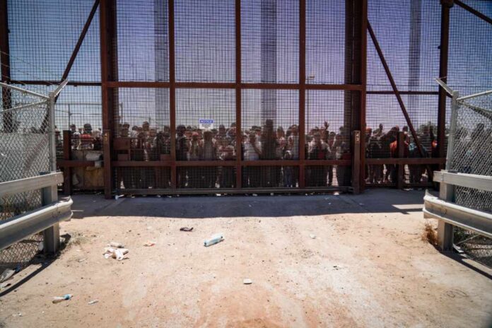 El,Paso,,Tx,Usa,May,5,,2023,Migrants,On,The