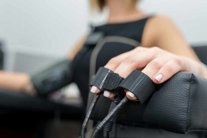 Woman,With,Light,Hair,,Dressed,In,Black,Dress,-,Polygraph,