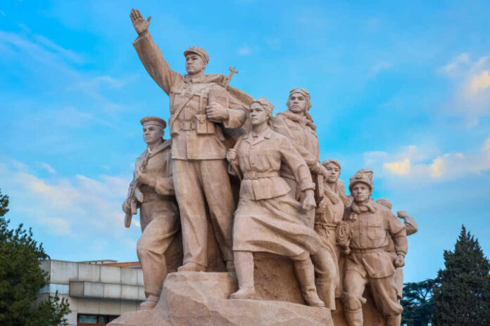 Beijing,,China,-,Jan,17,2020:,Monument's,Of,People,At
