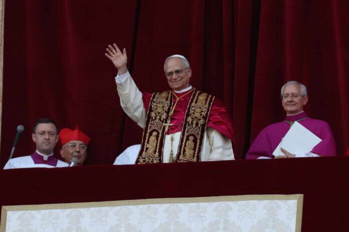 Rome,,Italy,08-05-2025:,The,New,Pontiff,Appears,On,The,Central