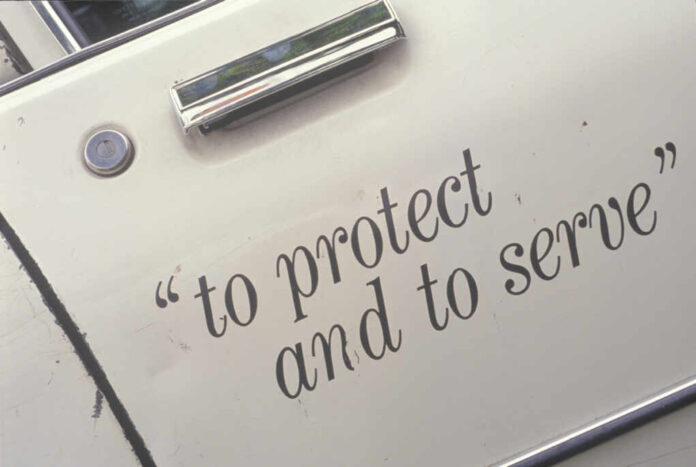 "to,Protect,And,To,Serve",On,Door,Of,La,Police