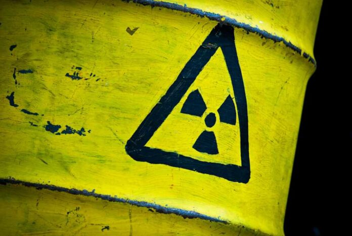 Atomic,Waste,Symbol,On,A,Barrel