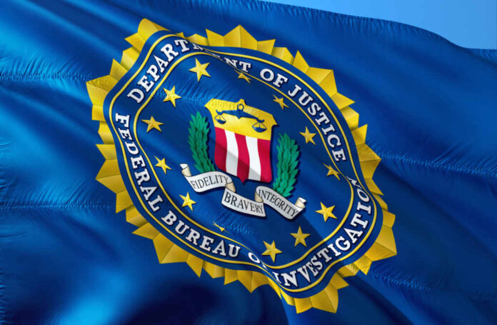 Fbi,Flag,Waving,In,The,Wind,,3d,Rendering.,Fbi,United