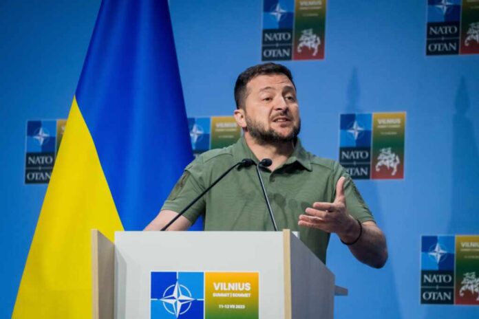 Vilnius,,Lithuania.,12th,July,2023.,Volodymyr,Zelenskyy,,President,Of,Ukraine