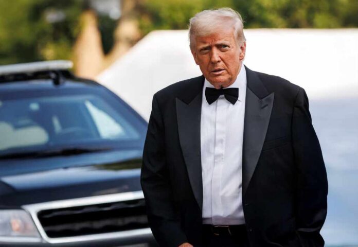 President,Trump,And,First,Lady,Depart,The,White,House,In