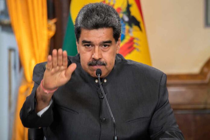 Caracas,,Venezuela;,April,20,2023:,Venezuelan,President,Nicolás,Maduro,Participates