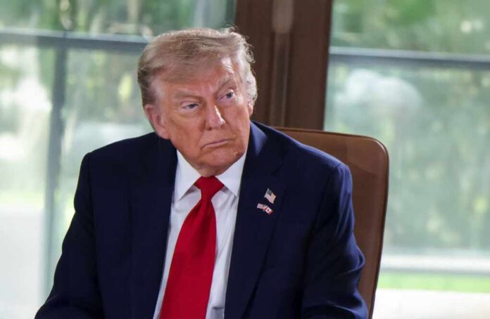 Us,President,Donald,Trump,Attends,A,Working,Session,During,The