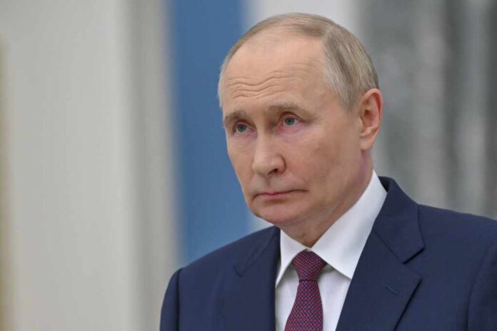 Russian,President,Vladimir,Putin,Made,Statements,At,A,Joint,Press