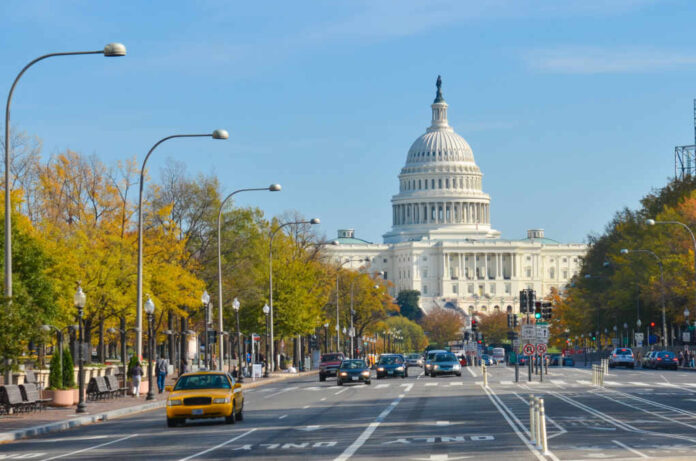 Washington,Dc,-,Us,Capitol,Building,From,Pennsylvania,Avenue