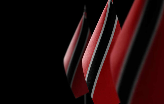 Small,National,Flags,Of,The,Trinidad,And,Tobago,On,A