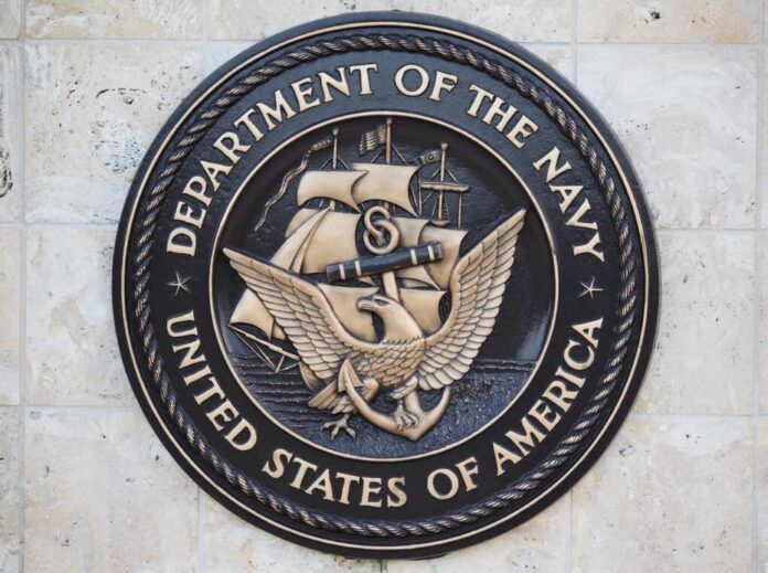 Bayamon,,Puerto,Rico,-,May,8,,2022:,Navy,Emblem,,Crest