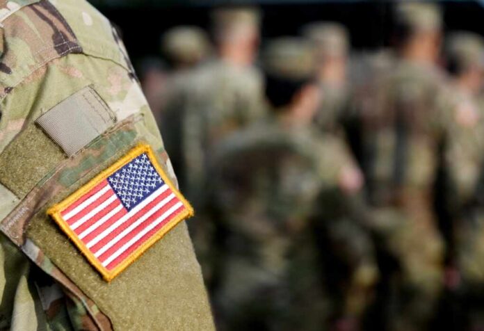 Veterans,Day.,Us,Soldiers.,Us,Army.,Usa,Patch,Flag,On