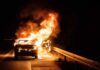 Street Takeover Mob Attacks Couple, Burns Car
