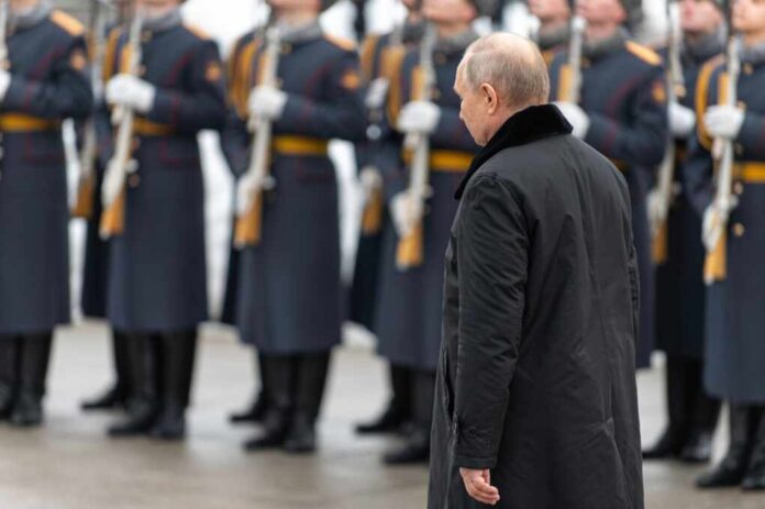 Saint-petersburg,Russia-01.27.24:,Russian,President,Vladimir,Putin,Visits,The,Piskarevskoye,Memorial