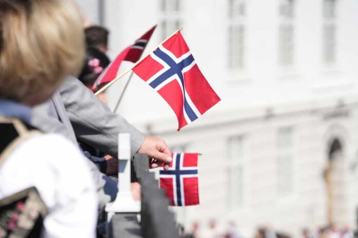 Norway,,Norway,Flag,,May,17,,Constitution,Day,,Ceremony,,Anniversary,,Crowd