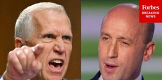 'He's A Big Problem': Thom Tillis Absolutely Rips Stephen Miller, Calls For His Removal From Office