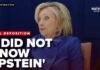 Hillary Clinton STORMED OUT of 4+ hour EPSTEIN deposition: What she told lawmakers