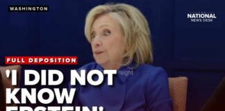 Hillary Clinton STORMED OUT of 4+ hour EPSTEIN deposition: What she told lawmakers