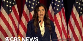 Watch: Kristi Noem speaks minutes after Trump announces he's removing her as DHS secretary