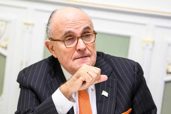A man in a pinstripe suit with glasses, engaged in a thoughtful discussion