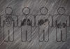 Illustration of human figures with internal organs depicted