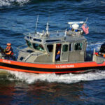 Undeclared War Goes Offshore U.S. Coast Guard boat navigating through water