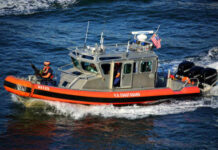 Undeclared War Goes Offshore U.S. Coast Guard boat navigating through water
