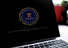 FBI Probes Rattle California Count Close-up of a computer screen displaying the FBI logo and a security warning