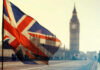 Britain’s Military Spending Tested Union Jack flag waving in front of Big Ben in London
