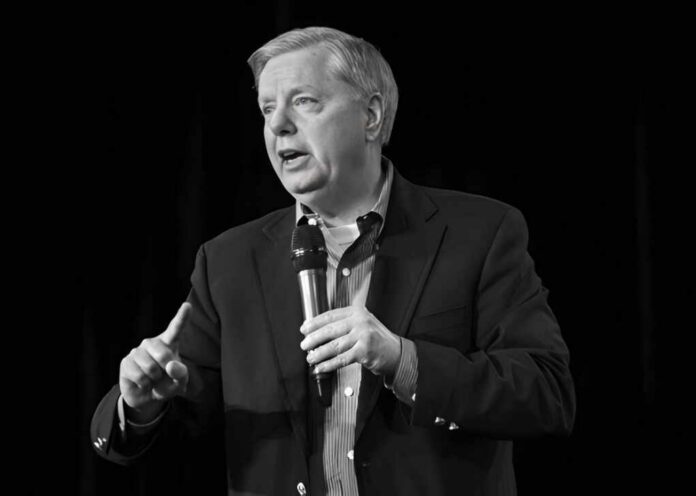 535182964 Man in a suit speaking into a handheld microphone