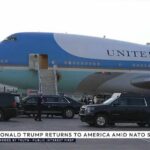 Iran Threat Alters Trump’s Travel 🇺🇸 President Trump Asked Why He Returns Aboard Old Air Force One from NATO Summit in Turkey
