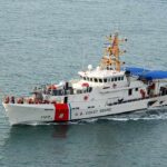 Pacific Ally Opens Door To America U.S. Coast Guard patrol boat cruising at sea