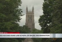 DOJ accuses the Duke University School of Law of discrimination