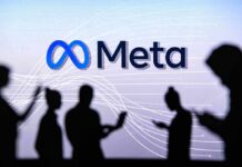 Prosecutors Eye Meta’s Ray-Bans Meta logo with silhouetted people using devices
