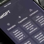 Europe Is Turning Up Pressure On ChatGPT Smartphone showing ChatGPT interface on a keyboard