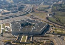 New Pentagon Team Targets Waste The Pentagon aerial view with surrounding highways and parking lots