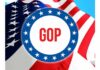 Dead Heat Drama Grips 2028 GOP GOP emblem over American flag