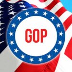 Dead Heat Drama Grips 2028 GOP GOP emblem over American flag