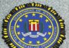 FBI emblem on a stone surface