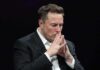 Capitol Braces For Musk Counterstrike Elon Musk seated with hands steepled in thought