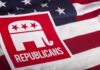 Half-Million Republicans Mapped – Why? Republican elephant logo on an American flag