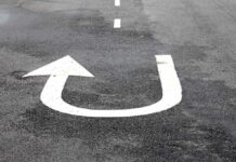 Democrats’ Make SHOCKING Pivot Just Before ELECTIONS U-turn arrow painted on asphalt road